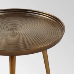 Everts Modern Accent Table Brass - Christopher Knight Home -Living Furniture GUEST 595fa1a4 ac00 43e1 9e81 1ef2e890e8c4