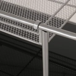 Bridger Modern 3 Tier Bar Cart With Glass Shelving Silver/Black - Christopher Knight Home 11 Bridger Modern 3 Tier Bar Cart With Glass Shelving Silver/Black - Christopher Knight Home -Living Furniture GUEST 5a045167 1be5 4283 9033 fc78038f3b29