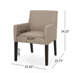 Mcclure Contemporary Upholstered Armchair Taupe/Espresso - Christopher Knight Home 17 Mcclure Contemporary Upholstered Armchair Taupe/Espresso - Christopher Knight Home -Living Furniture GUEST 5aa413af 889f 48a2 b400 3351f8cec6f5