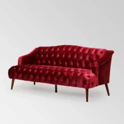 Adelia Modern Glam Tufted Velvet Sofa - Christopher Knight Home 17 Adelia Modern Glam Tufted Velvet Sofa - Christopher Knight Home -Living Furniture GUEST 5b160f73 a46a 424d a3fc 0759df200f76