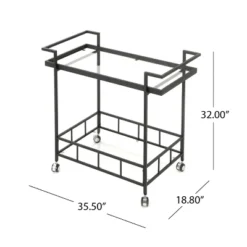 Ambrose Industrial Bar Cart - Christopher Knight Home -Living Furniture GUEST 5bd6fc48 4e42 47f9 88fe b1c671c3db8e