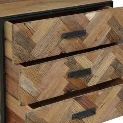 Burdine Handcrafted Boho Wood 3 Drawer Cabinet Natural/Black - Christopher Knight Home 17 Burdine Handcrafted Boho Wood 3 Drawer Cabinet Natural/Black - Christopher Knight Home -Living Furniture GUEST 5bdd15e6 6a7d 4e26 a020 5f53995ee933