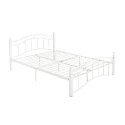 Queen Bouvardia Modern Contemporary Iron Bed - Christopher Knight Home -Living Furniture GUEST 5d08f4d2 241b 4f9b 900a 867fc471eb54