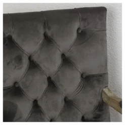 Saltillo New Velvet Arm Dining Chair - Charcoal - Christopher Knight Home -Living Furniture GUEST 5dd670bf 0b2e 4f53 ba5a 3a295de28386