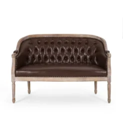 Faye Traditional Tufted Upholstered Loveseat - Christopher Knight Home 21 Faye Traditional Tufted Upholstered Loveseat - Christopher Knight Home -Living Furniture GUEST 5e937f73 d390 4c0b ad00 4686f9bef008