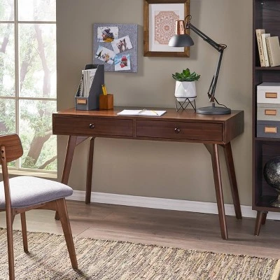 Julio Console Table Walnut - Christopher Knight Home 1 Julio Console Table Walnut - Christopher Knight Home