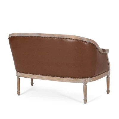 Faye Traditional Tufted Upholstered Loveseat - Christopher Knight Home 2 Faye Traditional Tufted Upholstered Loveseat - Christopher Knight Home - Image 2
