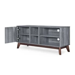 Rattler Mid-Century Modern TV Stand With Storage For TVs Up To 43" - Christopher Knight Home -Living Furniture GUEST 63a7b19d 4274 439d abb1 186f1ef61d8e