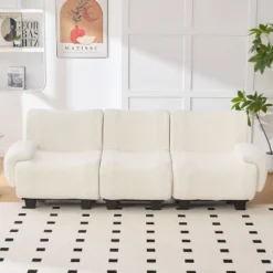 Christopher Knight Home Roxie Modern 3-Seater 94.5" Chenille Upholstered Sofa With Curved Armrests 18 Christopher Knight Home Roxie Modern 3-Seater 94.5" Chenille Upholstered Sofa With Curved Armrests -Living Furniture GUEST 63beb4c4 848b 4604 846b 2f95efef8cfd