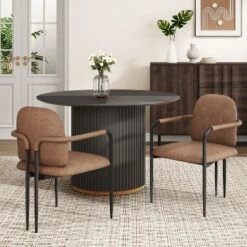 Christopher Knight Home Ihab Modern Upholstered Dining Chair With Iron Frame (Set Of 2) 20 Christopher Knight Home Ihab Modern Upholstered Dining Chair With Iron Frame (Set Of 2) -Living Furniture GUEST 65554a67 4401 49e2 956d 329224b08128
