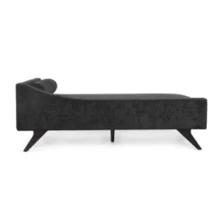 Cagle Mid Century Modern Fabric Chaise Lounge - Christopher Knight Home -Living Furniture GUEST 65fe5d40 6ab4 4722 8da3 bbf0b1b9de4d