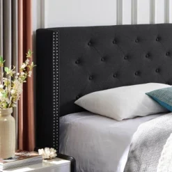 Tourmaline Contemporary Upholstered Headboard - Christopher Knight Home -Living Furniture GUEST 66172dc3 ab6f 42c1 b52d 712d67734671