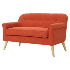 Mariah Mid-Century Loveseat - Christopher Knight Home -Living Furniture GUEST 66474d1d 0f89 4316 8db3 c3548e26835a