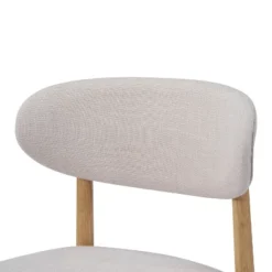 Christopher Knight Home Bulwarth Mid-Century Modern Rubberwood Upholstered Dining Chair With Curved Back (Set Of 2) 17 Christopher Knight Home Bulwarth Mid-Century Modern Rubberwood Upholstered Dining Chair With Curved Back (Set Of 2) -Living Furniture GUEST 68875571 2093 40b4 8edf 89b21a7db694