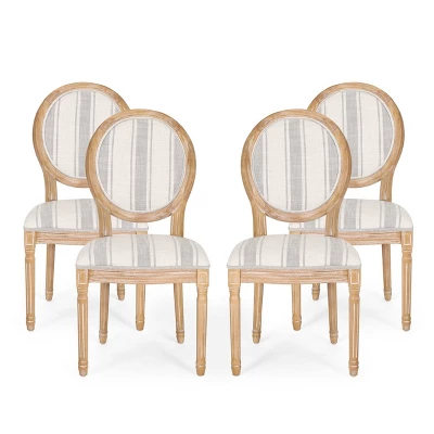 Set Of 4 Phinnaeus French Country Fabric Dining Chairs - Christopher Knight Home 15 Set Of 4 Phinnaeus French Country Fabric Dining Chairs - Christopher Knight Home - Image 15