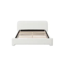 Christopher Knight Home Samson Modern Boucle Upholstered Wood Platform Bed With Headboard, White 12 Christopher Knight Home Samson Modern Boucle Upholstered Wood Platform Bed With Headboard, White -Living Furniture GUEST 6a38aa45 04bc 4b28 bcf6 848211d5b774