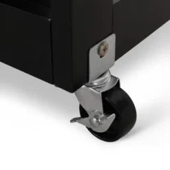 Telfair Kitchen Cart With Wheels - Christopher Knight Home -Living Furniture GUEST 6ad13d2e 1eee 4e61 bb68 a86b816f7f1d