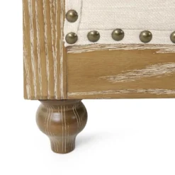 Voll Chesterfield Tufted Fabric Club Chair With Nailhead Trim - Christopher Knight Home -Living Furniture GUEST 6af74b6e 51ed 457f a329 aa3c50d2aa34