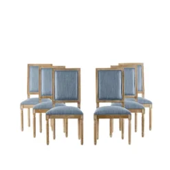 Christopher Knight Home Carina French Country Rubberwood Upholstered Dining Chair (Set Of 6) 21 Christopher Knight Home Carina French Country Rubberwood Upholstered Dining Chair (Set Of 6) -Living Furniture GUEST 6b01382e 83f5 43bf b01b c8aae155043a