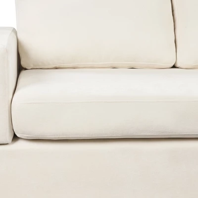 87.4"W Sectional Sofa Couch Set, Upholstered Sofa Chair With Reversible Armrests For Living Room -Christopher Knight Home 12 87.4"W Sectional Sofa Couch Set, Upholstered Sofa Chair With Reversible Armrests For Living Room -Christopher Knight Home - Image 12