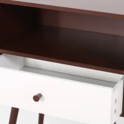 Burnett Mid Century Modern Side Table Brown - Christopher Knight Home 8 Burnett Mid Century Modern Side Table Brown - Christopher Knight Home -Living Furniture GUEST 6ba7d41a 73c3 4ea6 9dd5 efaeafba51a2