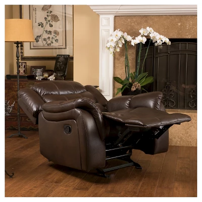 Hawthorne Glider Recliner Club Chair - Christopher Knight Home 1 Hawthorne Glider Recliner Club Chair - Christopher Knight Home