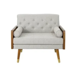 Frankie Mid Century Modern Club Chair - Christopher Knight Home -Living Furniture GUEST 6d34472d bbf7 4964 8a92 e8c3970acaa3