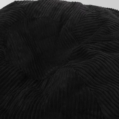 Kenli 3' Modern Corduroy Beanbag - Christopher Knight Home 2 Kenli 3' Modern Corduroy Beanbag - Christopher Knight Home - Image 2