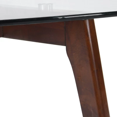 Wasco Mid-Century Modern Coffee Table With Glass Top - Christopher Knight Home 7 Wasco Mid-Century Modern Coffee Table With Glass Top - Christopher Knight Home - Image 7