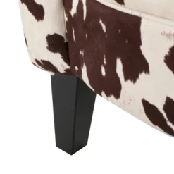 Arabella New Velvet Club Chair - Milk Cow - Christopher Knight Home 5 Arabella New Velvet Club Chair - Milk Cow - Christopher Knight Home -Living Furniture GUEST 700ae4b8 ff32 4744 a6f4 f64619866e95