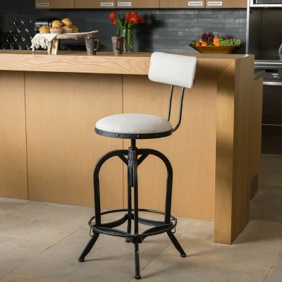 Stirling Adjustable Barstool - Christopher Knight Home 1 Stirling Adjustable Barstool - Christopher Knight Home