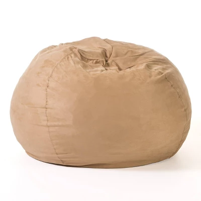 Madison Faux Suede Beanbag 5' - Christopher Knight Home 7 Madison Faux Suede Beanbag 5' - Christopher Knight Home - Image 7