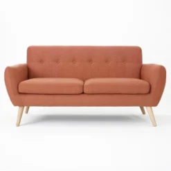 Josephine Mid-Century Modern Petite Sofa - Christopher Knight Home -Living Furniture GUEST 708a0b8d 185c 4e54 adcc f642889b65b8