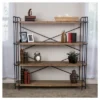 Yorktown 65.5" 4-Shelf Industrial Bookcase Brown - Christopher Knight Home