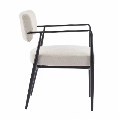 Christopher Knight Home Behrens Mid-Century Modern Upholstered Dining Chairs (Set Of 2) 4 Christopher Knight Home Behrens Mid-Century Modern Upholstered Dining Chairs (Set Of 2) - Image 4