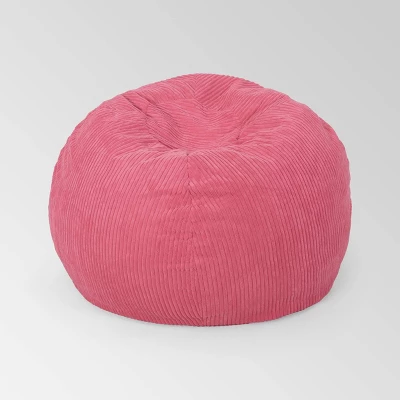 Kenli 3' Modern Corduroy Beanbag - Christopher Knight Home 8 Kenli 3' Modern Corduroy Beanbag - Christopher Knight Home - Image 8