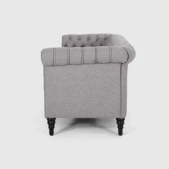 Barneyville Traditional Chesterfield Sofa Gray - Christopher Knight Home 8 Barneyville Traditional Chesterfield Sofa Gray - Christopher Knight Home -Living Furniture GUEST 73b09204 7538 40d4 8055 26c32d8bd50d