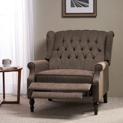 Appaloosa Oversized Wingback Push Back Recliner - Christopher Knight Home 2 Appaloosa Oversized Wingback Push Back Recliner - Christopher Knight Home - Image 2
