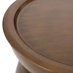 Minkler Modern Iron Hourglass Brushed Antique Coffee Table - Christopher Knight Home -Living Furniture GUEST 7414af60 94ef 4243 b6fc 83e30ff6fd1b