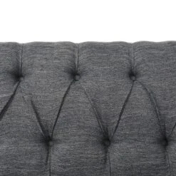 Christopher Knight Home Cantrell Tufted Loveseat Charcoal/Espresso -Living Furniture GUEST 748cf63c 8cae 4fa2 a6a1 0de6a7457db8