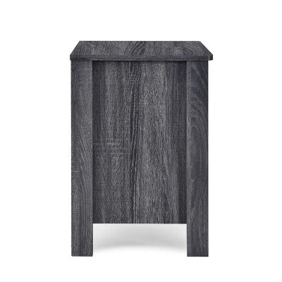 Set Of 2 Olimont Contemporary 2 Drawer Nightstands Sonoma Gray Oak - Christopher Knight Home 2 Set Of 2 Olimont Contemporary 2 Drawer Nightstands Sonoma Gray Oak - Christopher Knight Home - Image 2