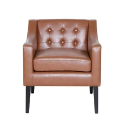 Deanna Contemporary Faux Leather Tufted Accent Chair - Christopher Knight Home 18 Deanna Contemporary Faux Leather Tufted Accent Chair - Christopher Knight Home -Living Furniture GUEST 74ed4aa2 0abd 4b15 a704 84571fd19b9f