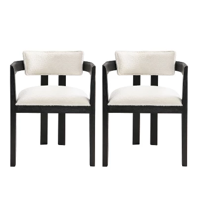 Christopher Knight Home Clarissa Rustic Upholstered Rubberwood Dining Chairs (Set Of 2) 1 Christopher Knight Home Clarissa Rustic Upholstered Rubberwood Dining Chairs (Set Of 2)