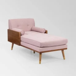 Fortas Mid-Century Modern Chaise Lounge - Christopher Knight Home -Living Furniture GUEST 7756c864 a8f9 403d a4bc de37a0113743