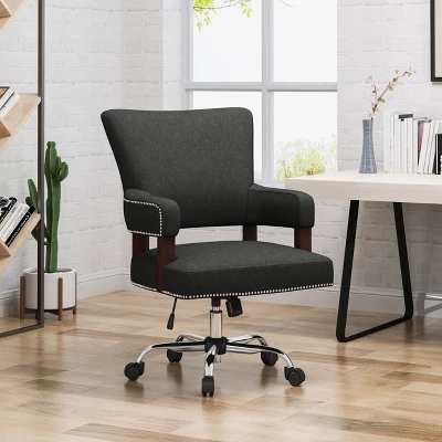 Bonaparte Traditional Home Office Chair - Christopher Knight Home 1 Bonaparte Traditional Home Office Chair - Christopher Knight Home