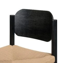 Christopher Knight Home Kayle Mid-Century Modern Acacia Wood Dining Chairs With Paper Rope Weave -Living Furniture GUEST 7784a4e4 fe23 449e a03d 671a475a6eee