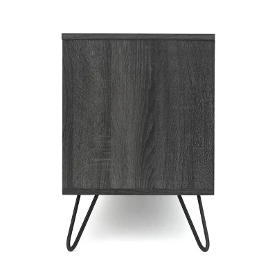 Dorrin Mid Century Wooden TV Stand For TVs Up To 60" Sonoma Gray Oak Brown - Christopher Knight Home 5 Dorrin Mid Century Wooden TV Stand For TVs Up To 60" Sonoma Gray Oak Brown - Christopher Knight Home - Image 5