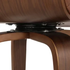 2pc Hargis Mid Century Modern Channel Stitch Bentwood Swivel Counter Height Barstools - Christopher Knight Home -Living Furniture GUEST 77ef931c 4007 4714 83f2 7c0f6bf1d0a5