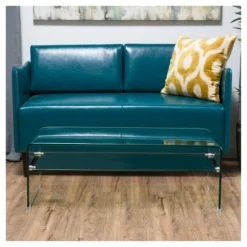 Ramona Glass Rectangle Coffee Table W/ Shelf Clear - Christopher Knight Home -Living Furniture GUEST 79240dc9 15f0 494d 8b91 d89c3580c2fe