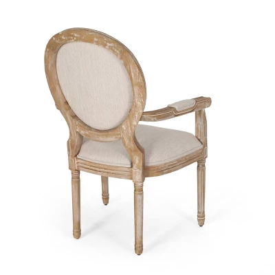 Set Of 4 Judith French Country Wood Upholstered Dining Chairs - Christopher Knight Home 4 Set Of 4 Judith French Country Wood Upholstered Dining Chairs - Christopher Knight Home - Image 4